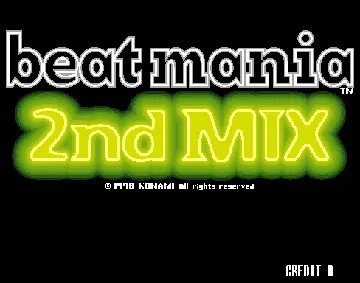 beatmania 2nd MIX (ver JA-B) screen shot title